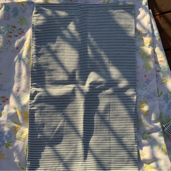 Blue and White Striped Ikea Pillow Cases - Picture 4 of 4